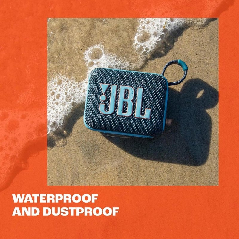 JBL GO 4 Speaker Portable Bluetooth Waterproof (Excellent Quality) - Image 4