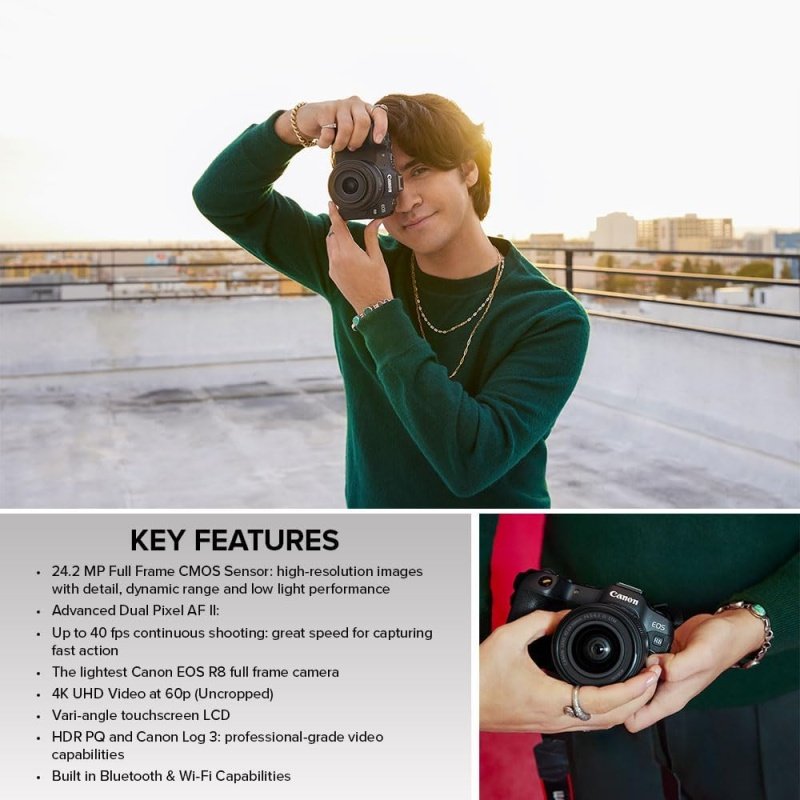 EOS R8 + RF24-50 IS STM KIT 5803C013AA - Image 2