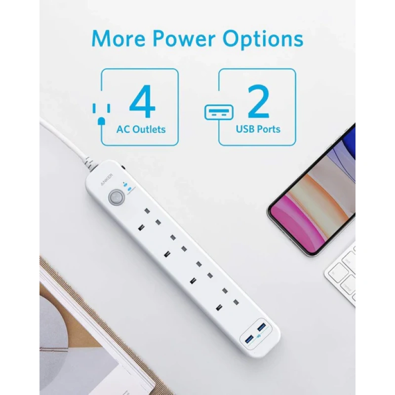 ANKER POWEREXTEND USB 4 STRIP - Image 2