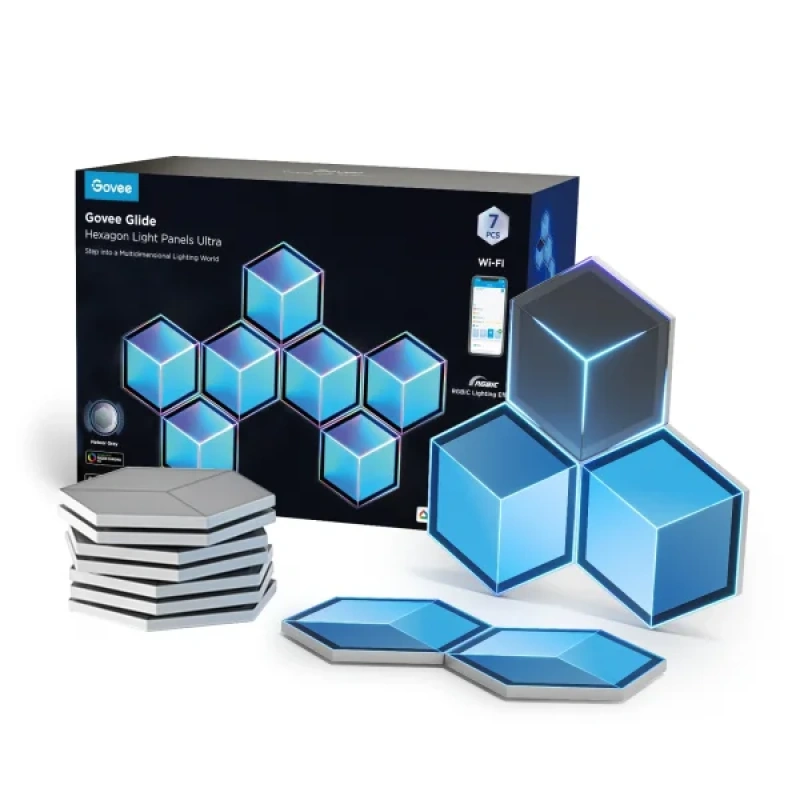 GOVEE Glide Hexagon Light Panels Ultra 7 Pack - Image 3