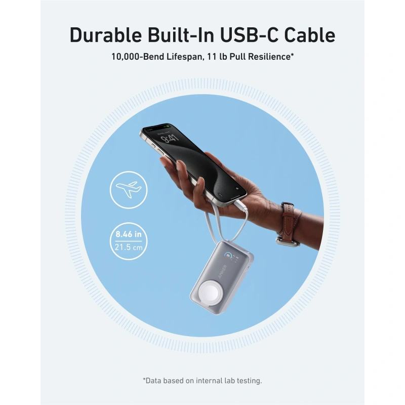 ANKER ULTRA COMPACT DESIGN (APPLE WATCH) POWER BANK - Image 2