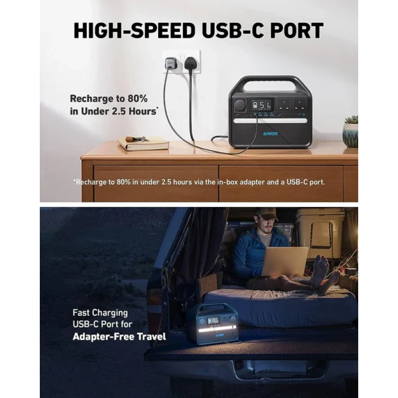 ANKER PORTABLE POWER STATION(POWER HOUSE 512 WH) - Image 4