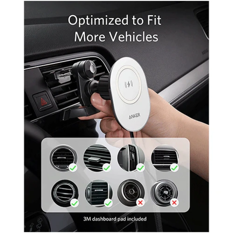 ANKER POWERWAVE MAGNETIC CHARGING CAR MOUNT - Image 3