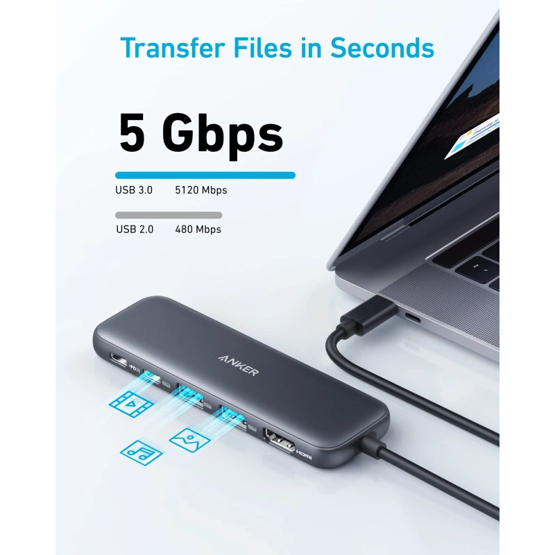 ANKER 332 USB-C HUB(5-IN-1) - Image 4