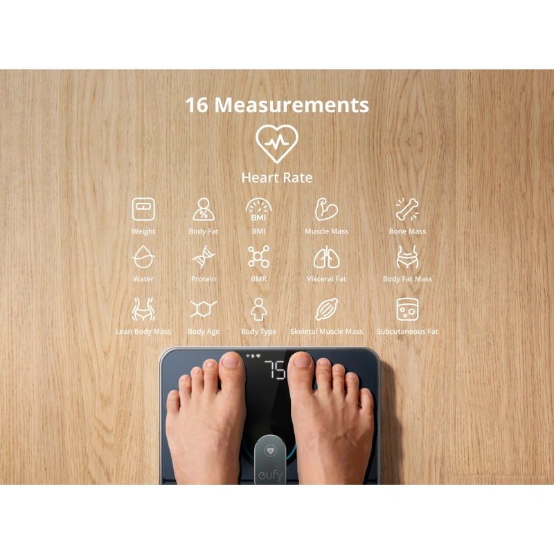 EUFY SMART SCALE P2 PRO BLACK - Image 4