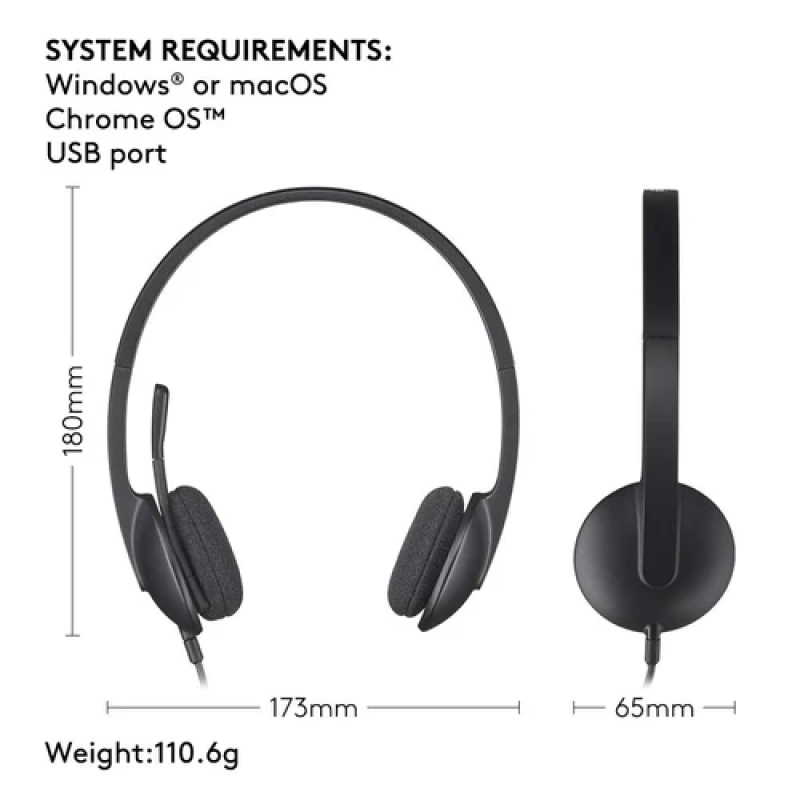 Logitech H340 Headset - Image 3