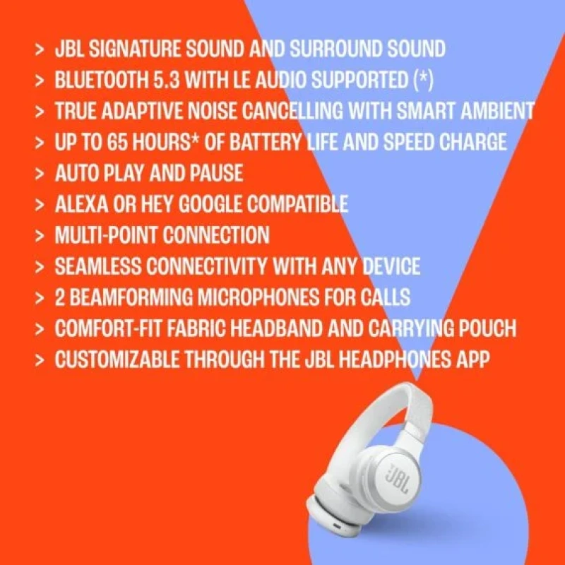 JBL Live 670NC Over-Ear Headphones (Amazing Quality) - Image 3