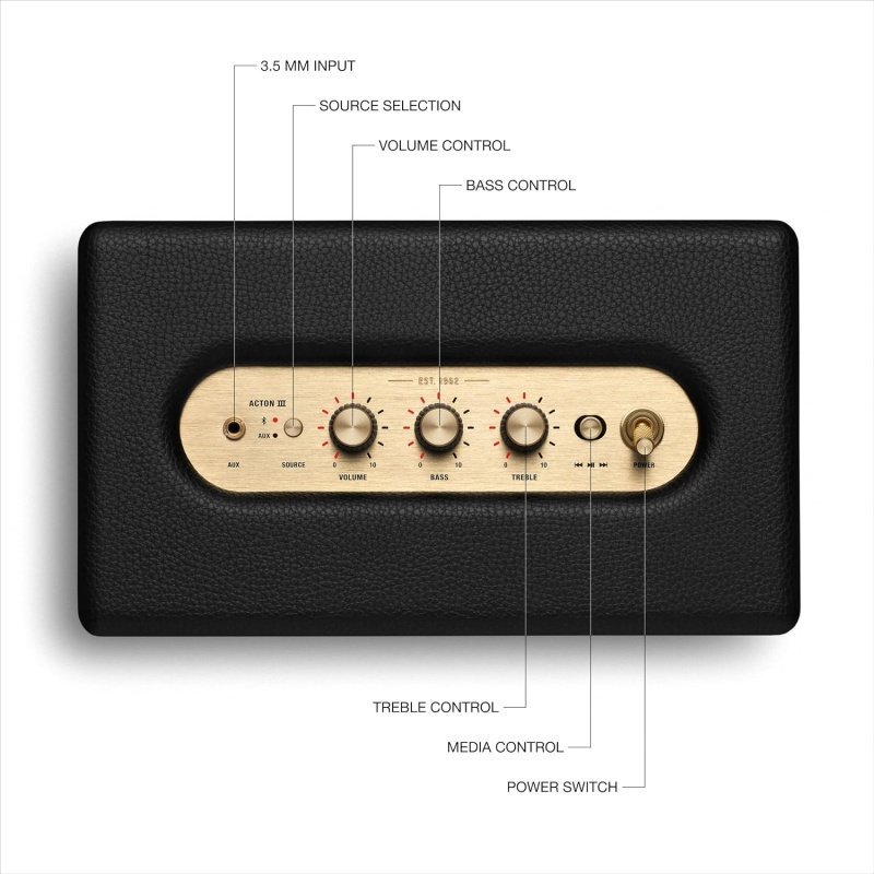 Marshall Acton III Bluetooth Speaker - Image 3