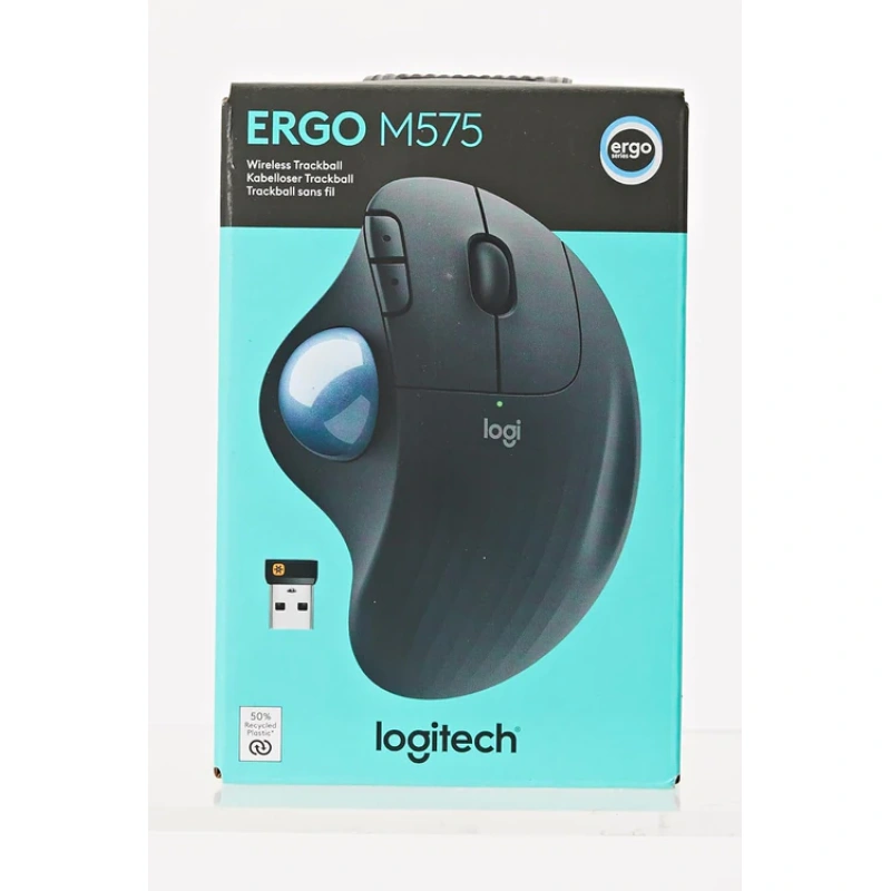 Logitech Ergo M575 Ergonomic Mouse | Wireless Trackball, Comfort Design | Kenya - Image 2