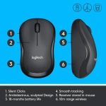 Logitech M221 Wireless Mouse | Compact, Silent Clicks | Kenya - Image 4