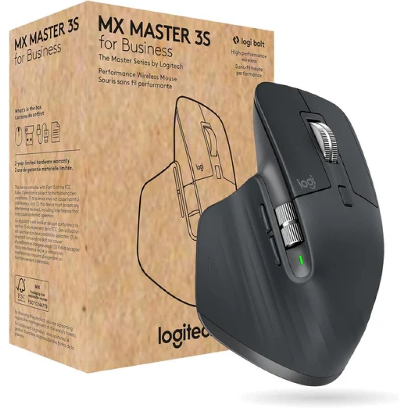 Logitech MX Master 3S Wireless Mouse | Ergonomic, 8K DPI, Multi-Device | Kenya - Image 2