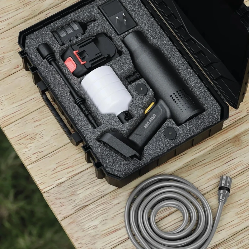 Green Lion 21V Cordless Pressure Wash Gun 18,000mAh 240W – Black - Image 3