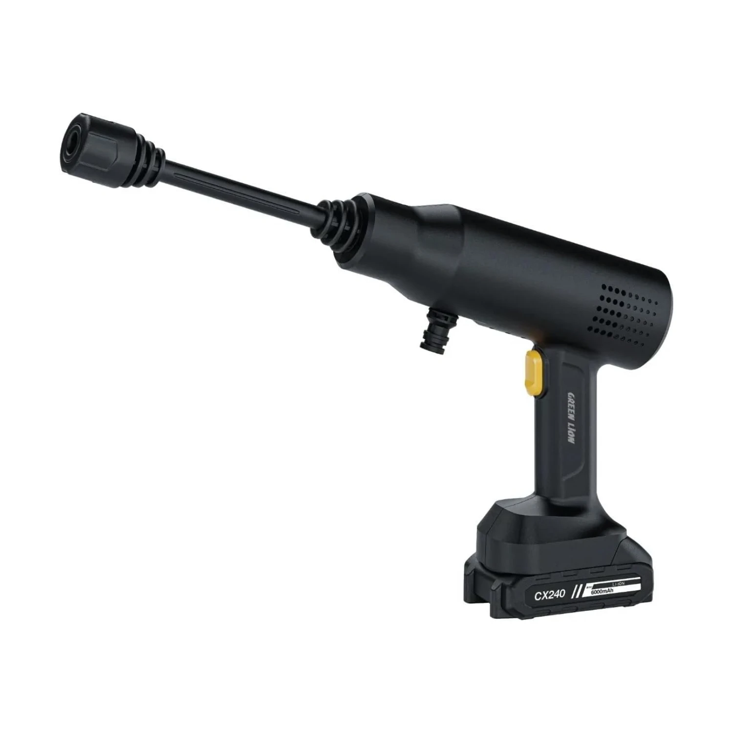 Green Lion 21V Cordless Pressure Wash Gun 18,000mAh 240W – Black Green Lion 21V Cordless Pressure Wash Gun 18,000mAh 240W – Black - Image 1