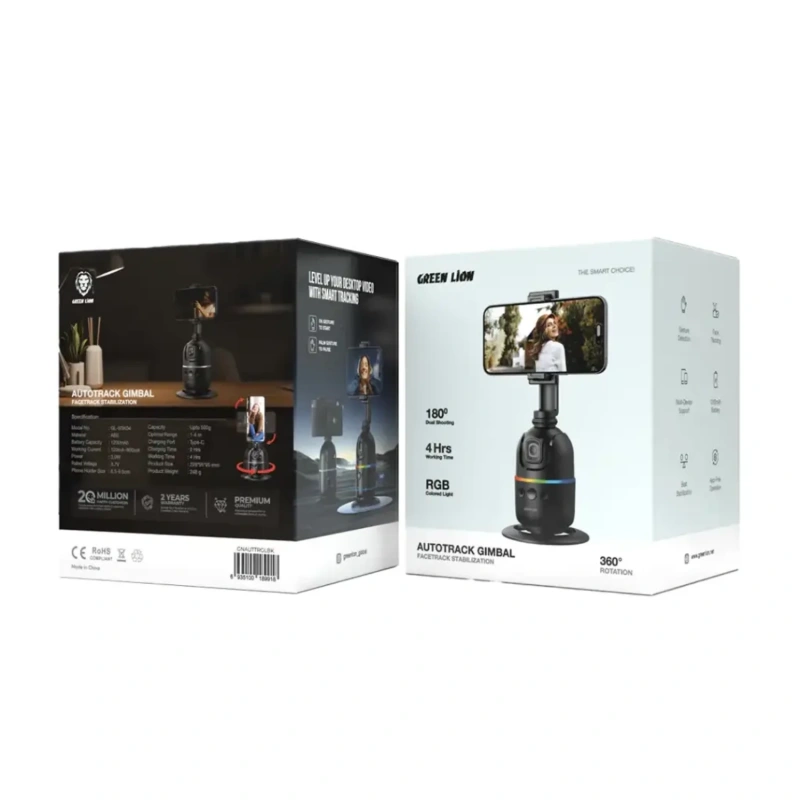 Green Lion AutoTrack Gimbal Stabilizer – Black - Image 2