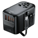 Green Lion Companion 45W GaN UK Travel Adapter – Black