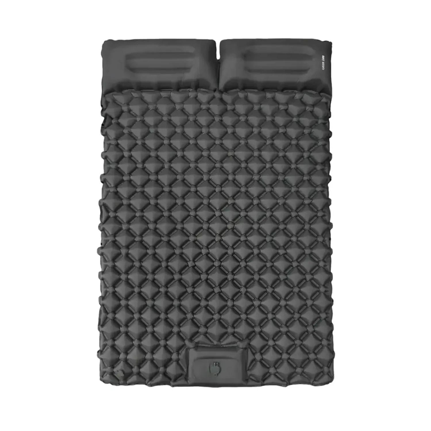 Green Lion Double Inflatable Air Bed Mattress – Gray Green Lion Double Inflatable Air Bed Mattress – Gray - Image 1