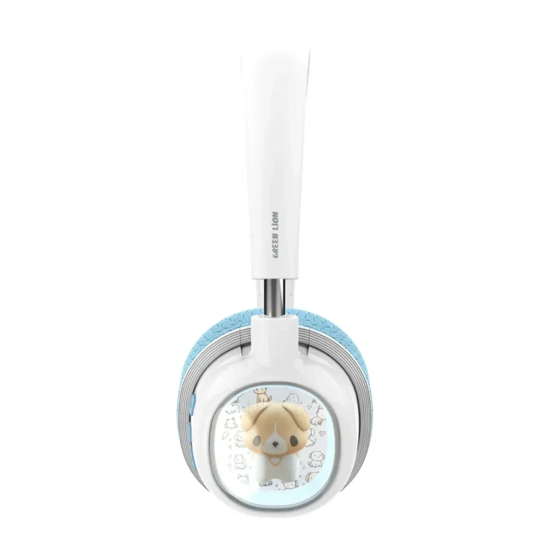 Green Lion GK-600 Kids Wireless Headphone – Blue - Image 2