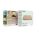 Green Lion GMT-190 Automatic Inflatable Mattress – Beige - Image 2