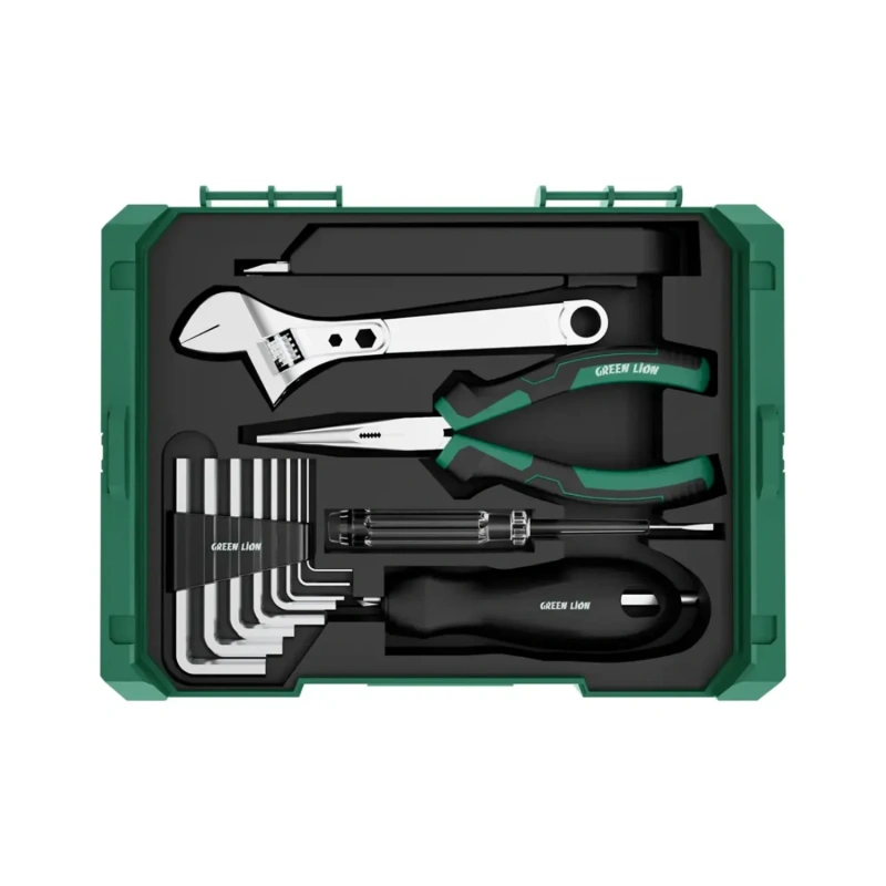 Green Lion GTS-700 Professional Tool Kit Set 213 Pieces – Green - Image 2