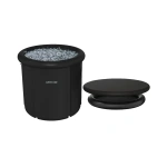 Green Lion Ice Bath Tub – Black