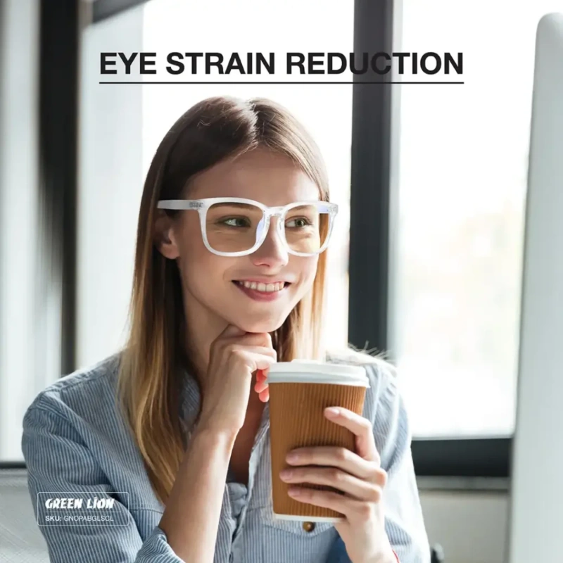 Green Lion Optix Anti-Blue Light Eyewear – Clear - Image 5