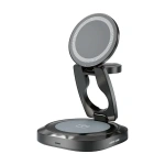 Green Lion Qi2.2 MagFlex Foldable 3-in-1 Magnetic Wireless Charger 25W – Grey