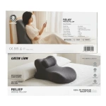 Green Lion Relief Wedge Pillow Premium Memory Foam – Black - Image 4