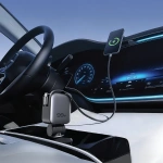 Green Lion Retractable 99W Car Charger PD 45W – Black - Image 3