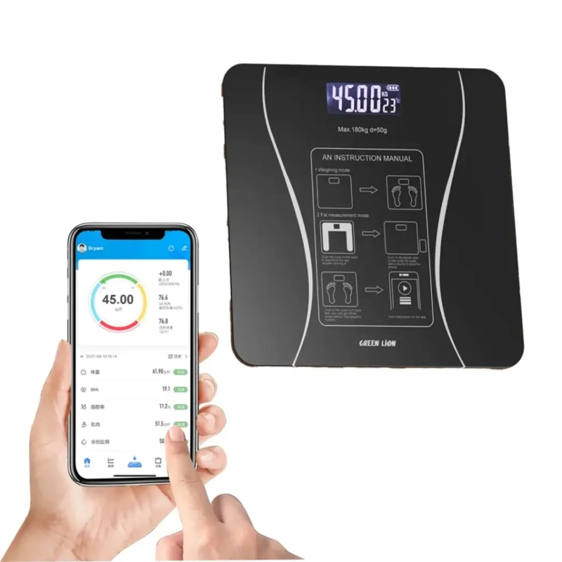 Green Lion Smart Body Scale Lite – Black - Image 2