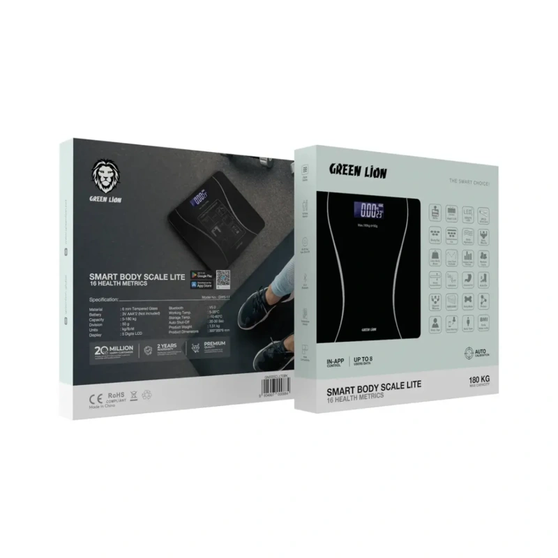 Green Lion Smart Body Scale Lite – Black - Image 4