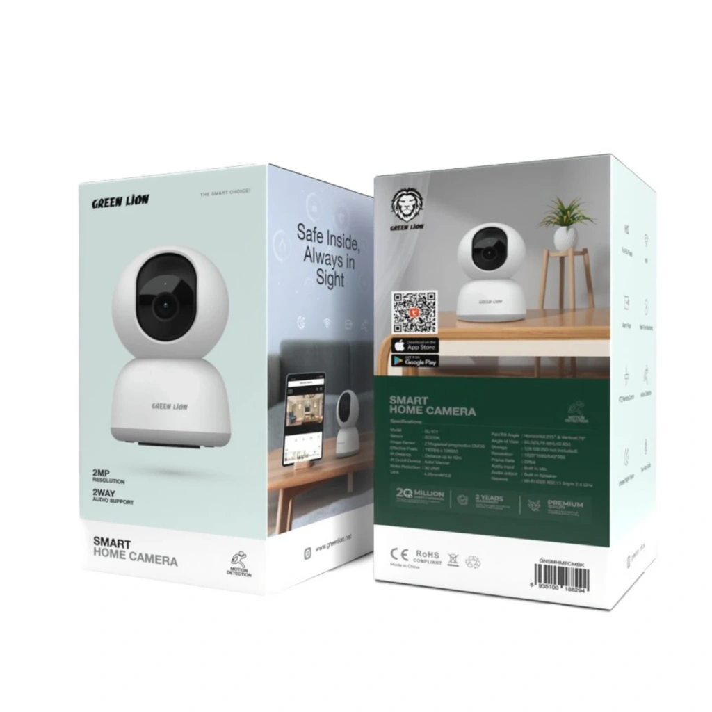 Green Lion Smart Home Security Camera – White - Image 2