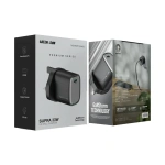 Green Lion Supra 33W GaN UK Wall Charger with USB-C to USB-C Cable – Black - Image 3