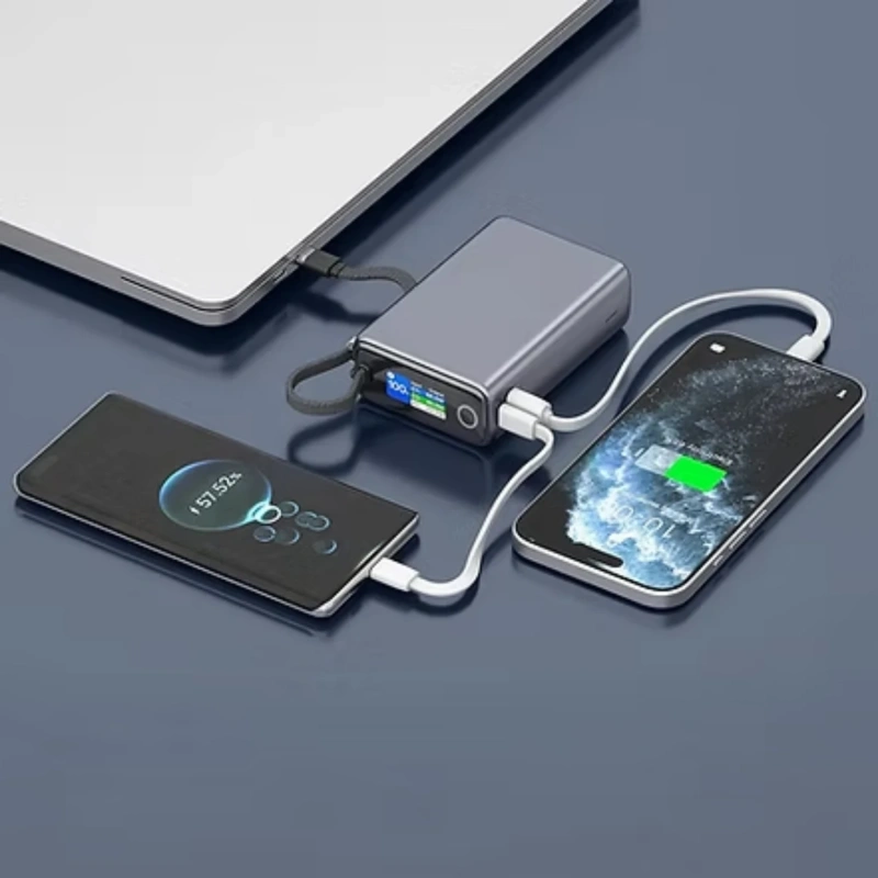 Green Lion Tron X 20,000mAh Power Bank PD 65W – Gray - Image 2