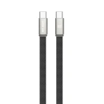 Green Lion Ultra-Thin Braided USB-C to USB-C 100W Cable 1M – Black