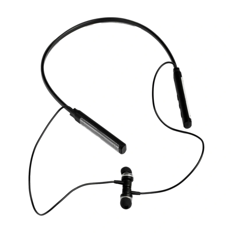 Green Lion Veria Wireless Neckband Earphones – Black - Image 2