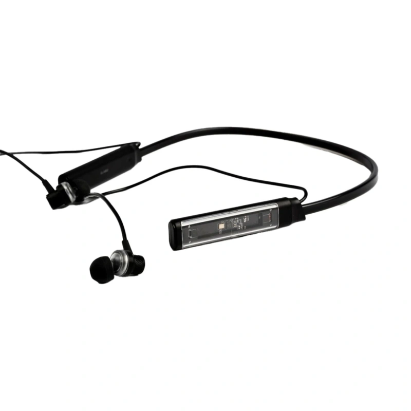 Green Lion Veria Wireless Neckband Earphones – Black - Image 3