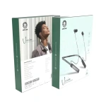 Green Lion Veria Wireless Neckband Earphones – Black - Image 4