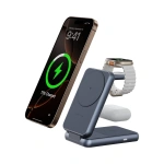 Levelo Aeris 3-in-1 Foldable Wireless Charger – Cloudy Grey