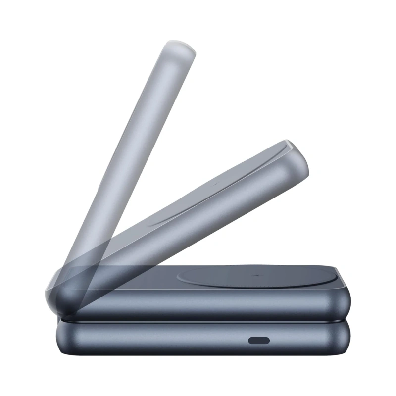 Levelo Aeris 3-in-1 Foldable Wireless Charger – Cloudy Grey - Image 2