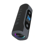 Levelo BassBeat Portable Bluetooth Speaker with Display – Black - Image 3