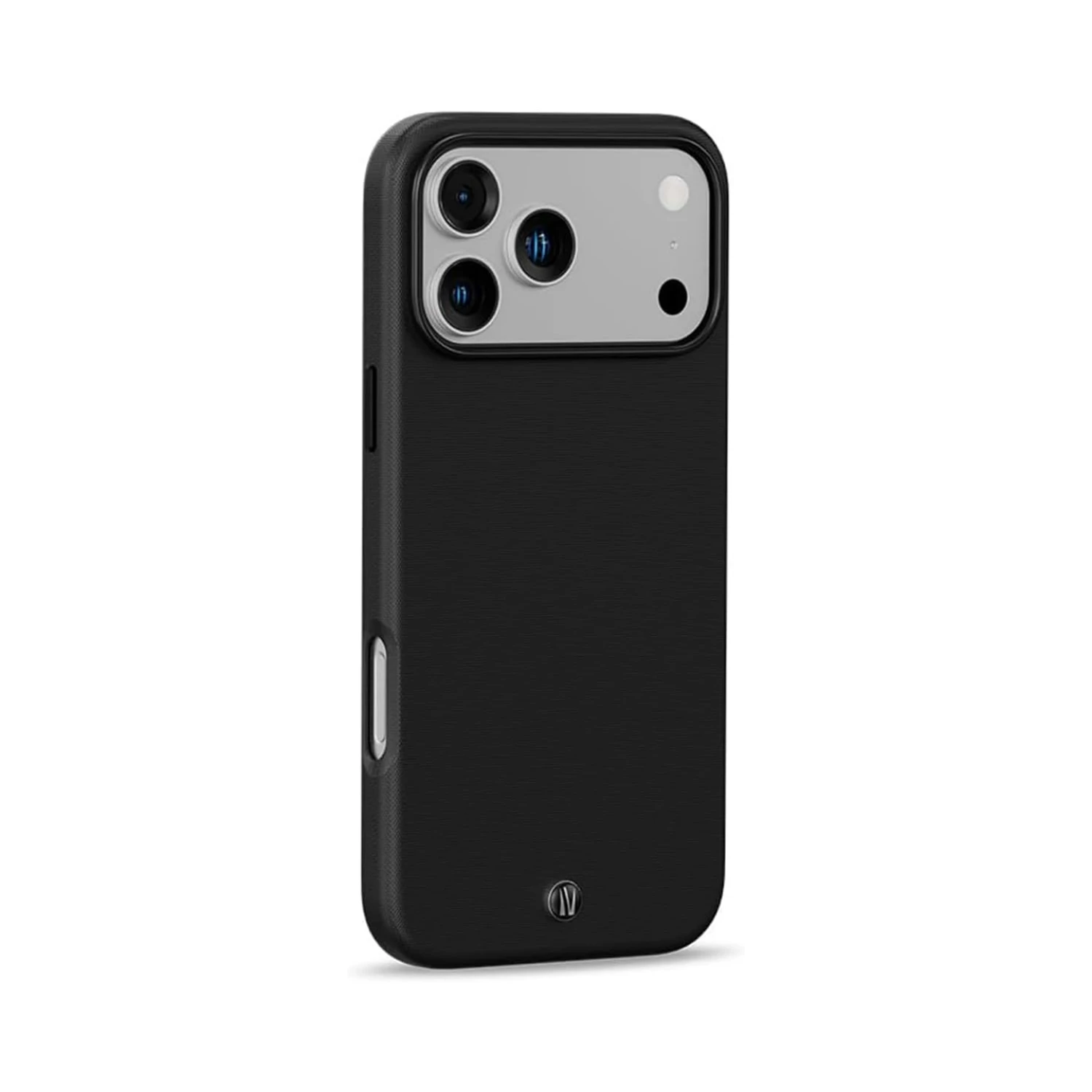 Levelo Cannes PU Leather Case for iPhone 17 Pro Max – Black Levelo Cannes PU Leather Case for iPhone 17 Pro Max – Black - Image 1