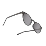 Levelo Corvin Round-Shaped Polarized Sunglasses with Pouch – Grey