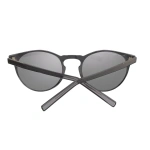 Levelo Corvin Round-Shaped Polarized Sunglasses with Pouch – Grey - Image 2