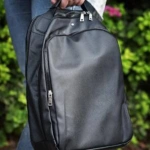Levelo Elegancia Universal Backpack 16" with LVL Signature Logo – Black - Image 3