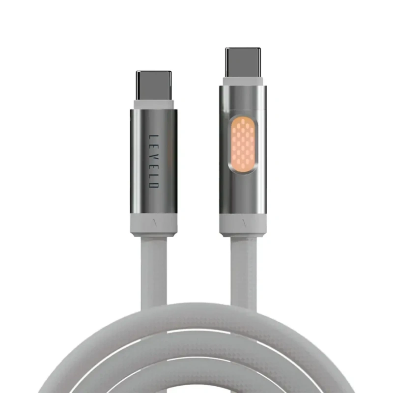 Levelo EssenceCord USB-C to USB-C 1.2M 100W Aroma Cable – White - Image 2