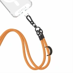 Levelo Everly Phone Crossbody Lanyard – Carrot Orange