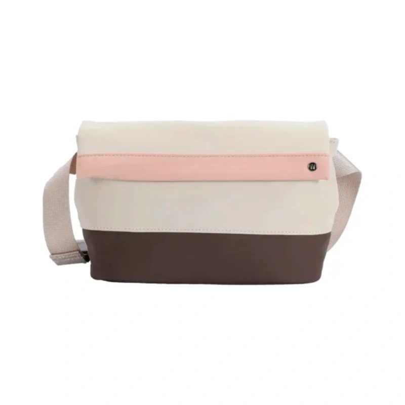 Levelo Ibiza Crossbody Waist Bag – Blush Pink - Image 2
