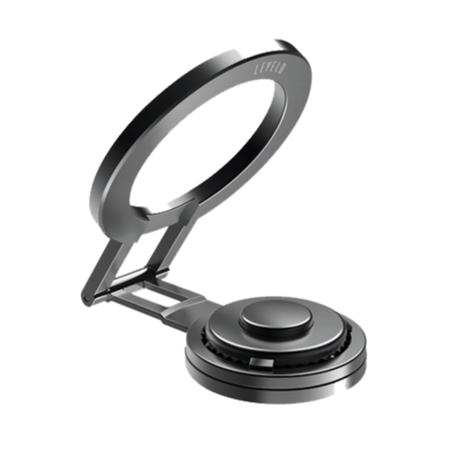 Levelo Kaito 3-in-1 MagSafe Laptop & Phone Holder – Matt Black Levelo Kaito 3-in-1 MagSafe Laptop & Phone Holder – Matt Black - Image 1