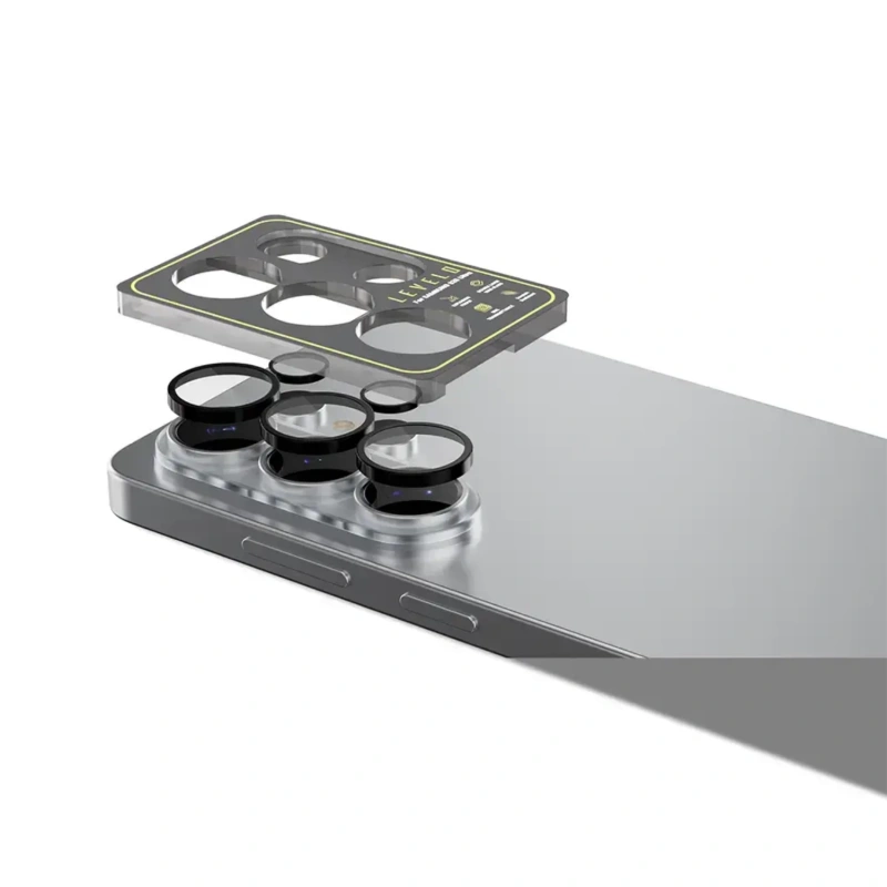 Levelo LucentQuint AR Camera Lens Protector for Samsung Galaxy S26 Ultra – Black - Image 2