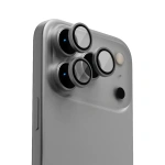 Levelo LucentTrio AR Camera Lens Protector for iPhone 17 Pro & Pro Max – Graphite Grey